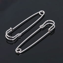 Булавка 7×1.6 см (набор 3 шт.), СМ-208-5, цвет серебро