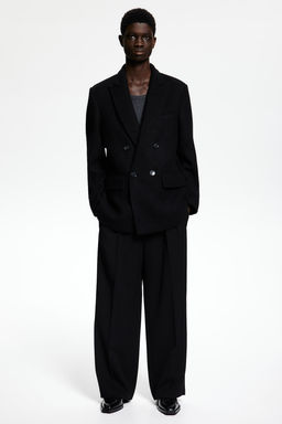 Americana en mezcla de lana