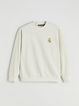 Bisiklet Yaka Erkek Sweatshirt