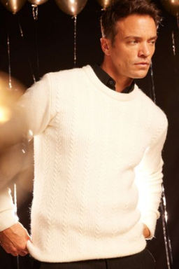 Standart Fit Bisiklet Yaka Triko Kazak