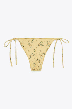 FLORAL TIE BIKINI BOTTOMS - Zara фото 7
