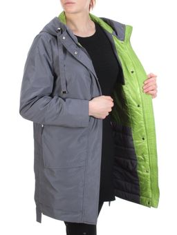 2192 DK. GRAY Пальто демисезонное женское Parten (50 гр. синтепон) - Fashion фото 8