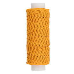 Промысел Нитки вощёные кручёные (Рами) LC-004 для кожи 0.55 мм 25 м № 009 желтый