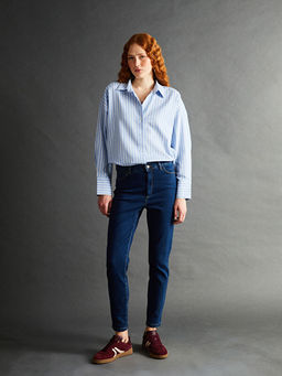 ?izgili Oversize Kad?n G?mlek