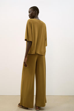 TOP MANGA MURCI?LAGO / Ocre - Zara фото 4