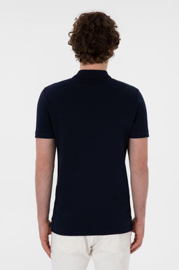 Erkek Slim Fit Polo Yaka Koyu Lacivert Basic Ti__rt Sepette S_rpriz _ndirim - U.s. polo assn фото 12