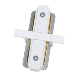 UBX-Q123 R11 WHITE 1 POLYBAG Соединитель для 2-х шинопроводов типа R, прямой внутренний. Однофазный. Белый. ТМ Volpe
