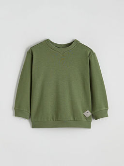 Bisiklet Yaka Erkek ?ocuk Kal?n Sweatshirt