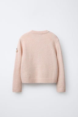 CARDIGAN WITH BEADED FLOWERS - Zara фото 2