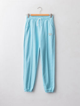 Beli Lastikli Bask?l? K?z ?ocuk Jogger E?ofman Alt?