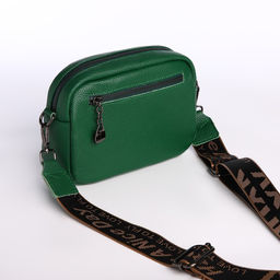 Сумка женская на молнии, цвет зелёный - Simaland фото 2