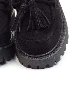 03-5929-1 BLACK Лоферы женские (натуральная замша) - No name фото 15