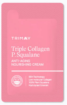 ПРОБНИК TRIMAY Triple Collagen P.Squalane Anti-Aging Nourishing Cream (1 мл)(розовый)