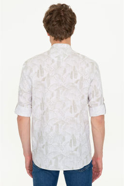 U. S. Polo Assn Мужская рубашка цвета хаки с длинным рукавом - U.s. polo assn фото 11