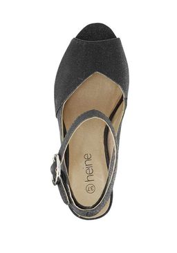 Босоножки, черные - Heine фото 4