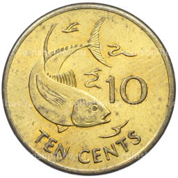 Монета 10 центов 2003 года Сейшелы