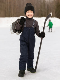 Полукомбинезон детский синий 60-006/2 (116, 60)