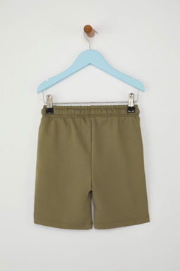 Siyah-K?rm?z? 2li Erkek Cocuk Pamuklu Basic Orme Sort & Bermuda TKDSS25SR00003 - Trendyolmilla фото 8