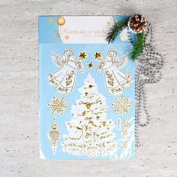 Наклейка новогодняя 38х30 Новый год / 610-284 /уп 12/210/ - Галеонтрейд фото 2