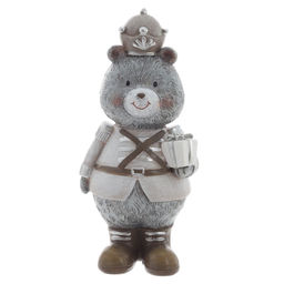 Фигурка декоративная "Медвежонок", L6 W5,5 H13,5 см, 2в.