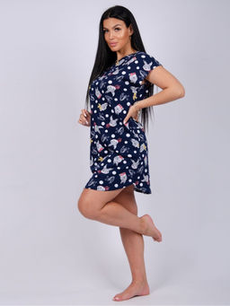 Туника "Душечка" синий, трикотаж