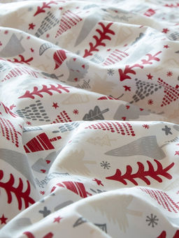 Постельное бельё евро Этель New Years pattern, бязь