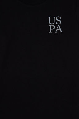 Erkek _ocuk Siyah Bisiklet Yaka Basic Sweatshirt Sepette S_rpriz _ndirim - U.s. polo assn фото 9