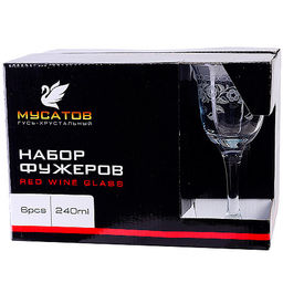 MS863-07-01 Набор 6-ти бокалов д/вина Флёр new 240 мл (х8) - Mayer&boch фото 4