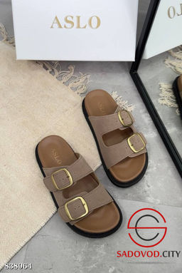 Шлепки женские замшевые - Bruno фото 2