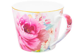 Кружка 450 мл 12,8*10,3*8,5 см Акварель розовая NEW BONE CHINA - Elan gallery фото 11