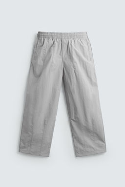 PANTAL?N JOGGER T?CNICO BANDAS CONTRASTE / Gris claro - Zara фото 7