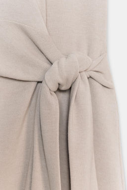 SOFT FABRIC DRESS WITH KNOT - Zara фото 9