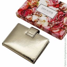 Женская кожаная визитница Sergio Valentini СВ 8139-010  фото 8