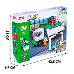 Конструктор Город Sluban «Сортировочный мусоровоз», 432 детали