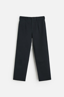 PLEATED CHINO TROUSERS - Zara фото 6