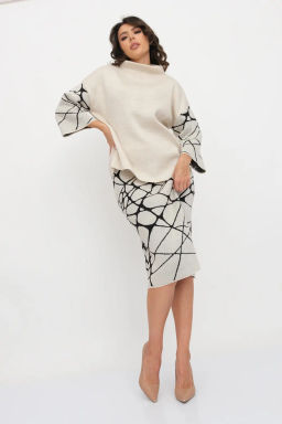 ЗЛАТА Костюм М 3305/молочный