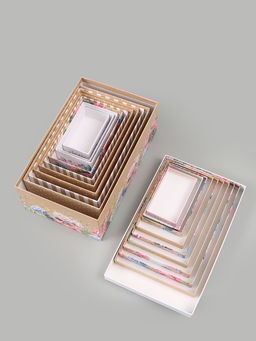 Набор подарочных коробок 10 в 1 «Нежные цветы», 12 × 7 × 4 - 32.5 × 20 × 12.5 см