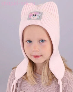 01-8-H Ушанка для девочки (50-52)