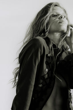 BLAZER HOMBRERAS ALAMARES / Khaki - Zara фото 2