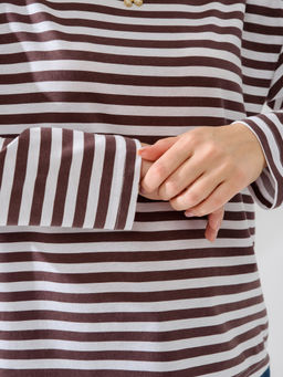 Лонгслив тельняшка 100% хлопок - Оптима фото 6