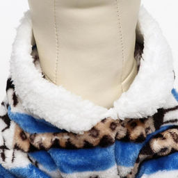 Комбинезон Олени с капюшоном, размер L (ДС 35 см, ОГ 45 см, ОШ 35 см), голубой - Simaland фото 7