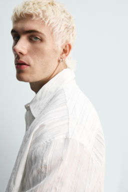 STRIPED FLOWING SHIRT