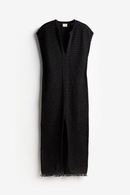 Vestido caftan efecto rafia - H&m фото 6