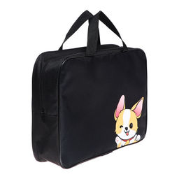 Папка с ручками текстильная Calligrata «Корги», А4, 350×270×70 мм