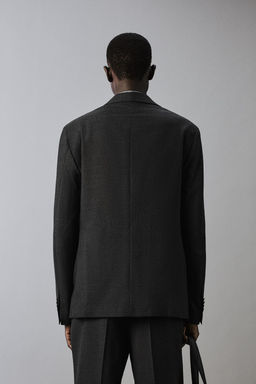 CHECK TEXTURED SUIT BLAZER - Zara фото 3