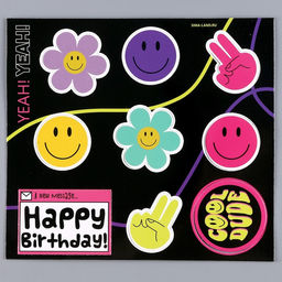 Топпер картон на подложке с проволокой Стикеры - Страна карнавалия фото 3