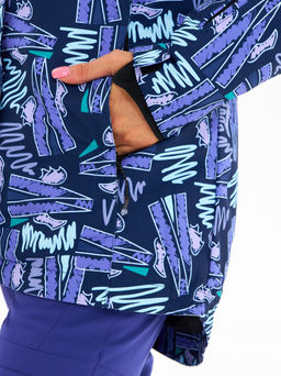 Женская горнолыжная сноубордическая куртка Alpha Endless Ultra Chaleur SNB 423/316_5 Разноцветный  фото 11