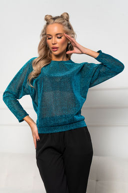 Блуза Open Style 6581 голубой
