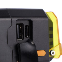 Фонарь передний ZEON LIGHTGUN корпус: Aluminium; свет: 1600lm; аккумулятор/powerbank 5000 mAh; Type-C, влагозащита IPX-6. пульт ДУ. /уп40/ - Галеонтрейд фото 9