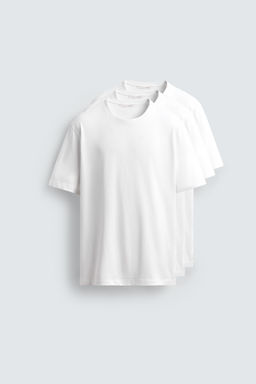 3-PACK OF BASIC MEDIUM WEIGHT T-SHIRTS